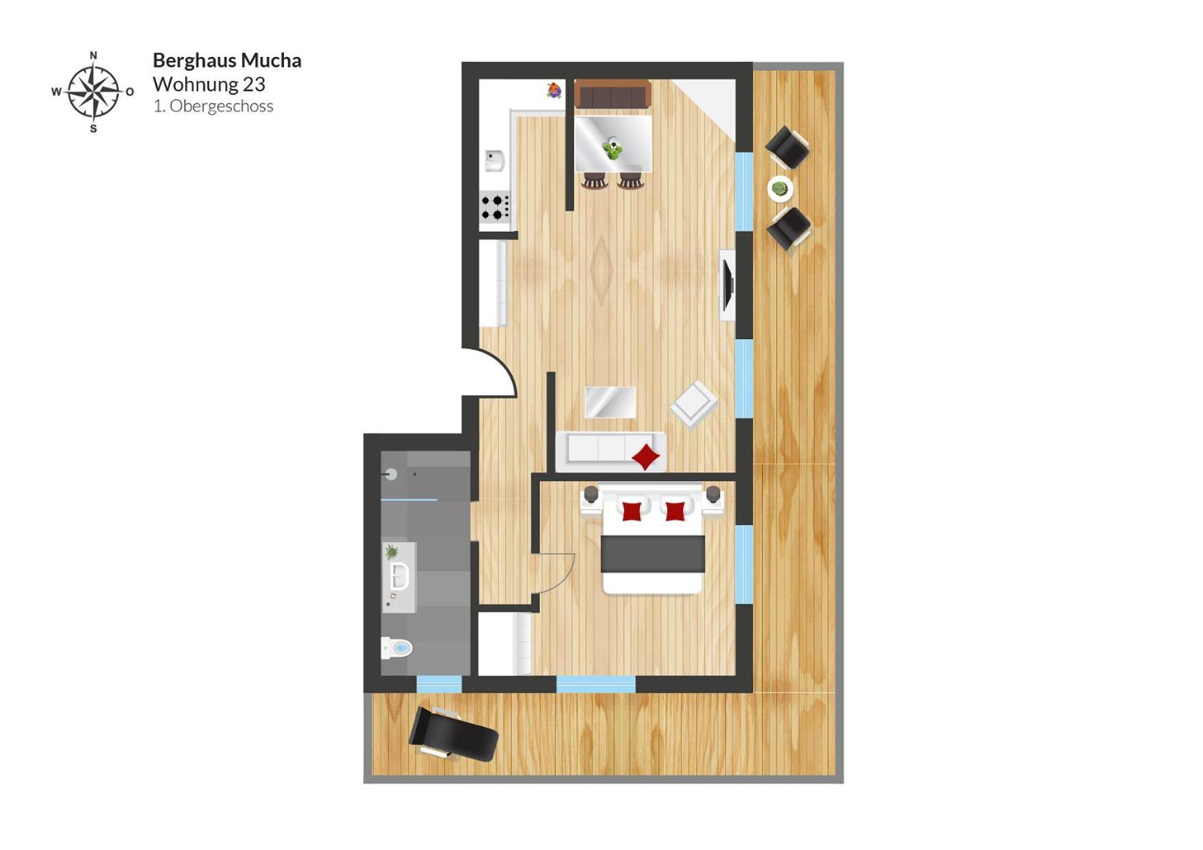 Apartamento Mucha Berghaus Bolsterlang Exterior foto