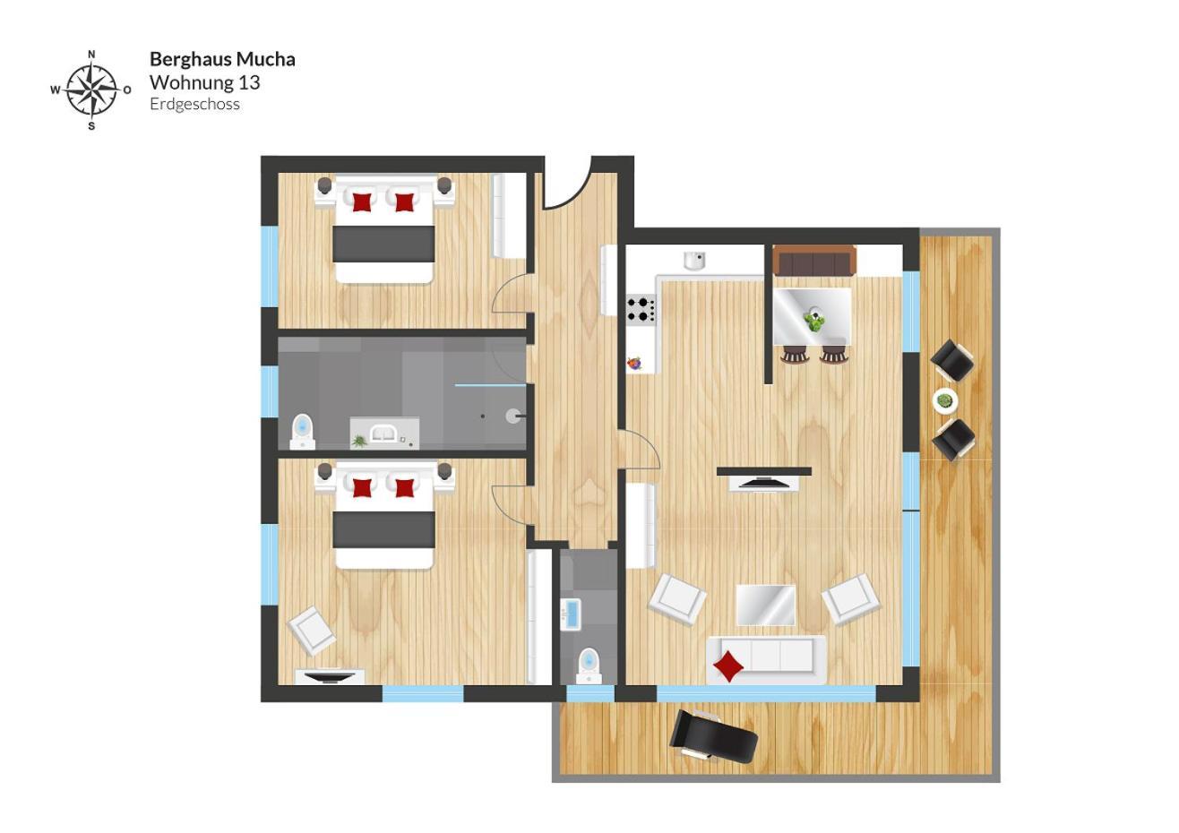 Apartamento Mucha Berghaus Bolsterlang Exterior foto