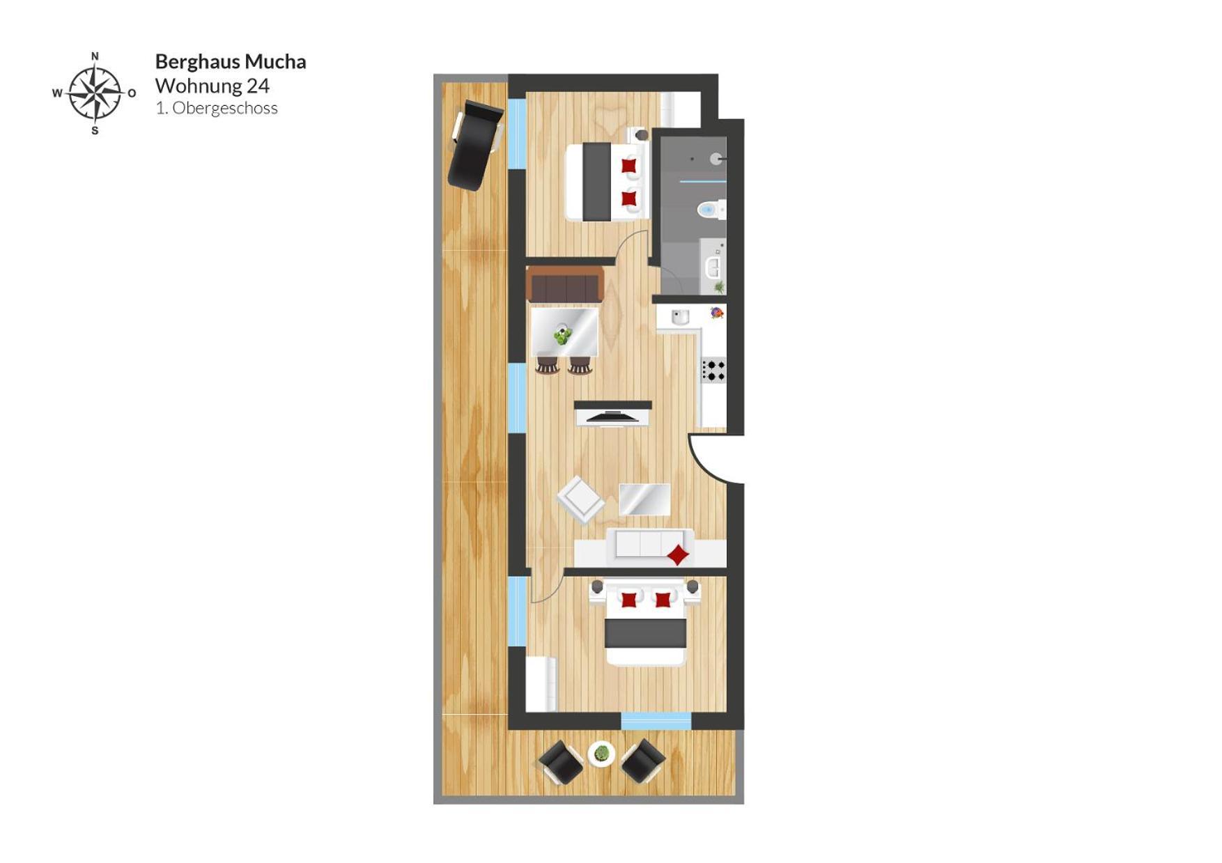 Apartamento Mucha Berghaus Bolsterlang Exterior foto