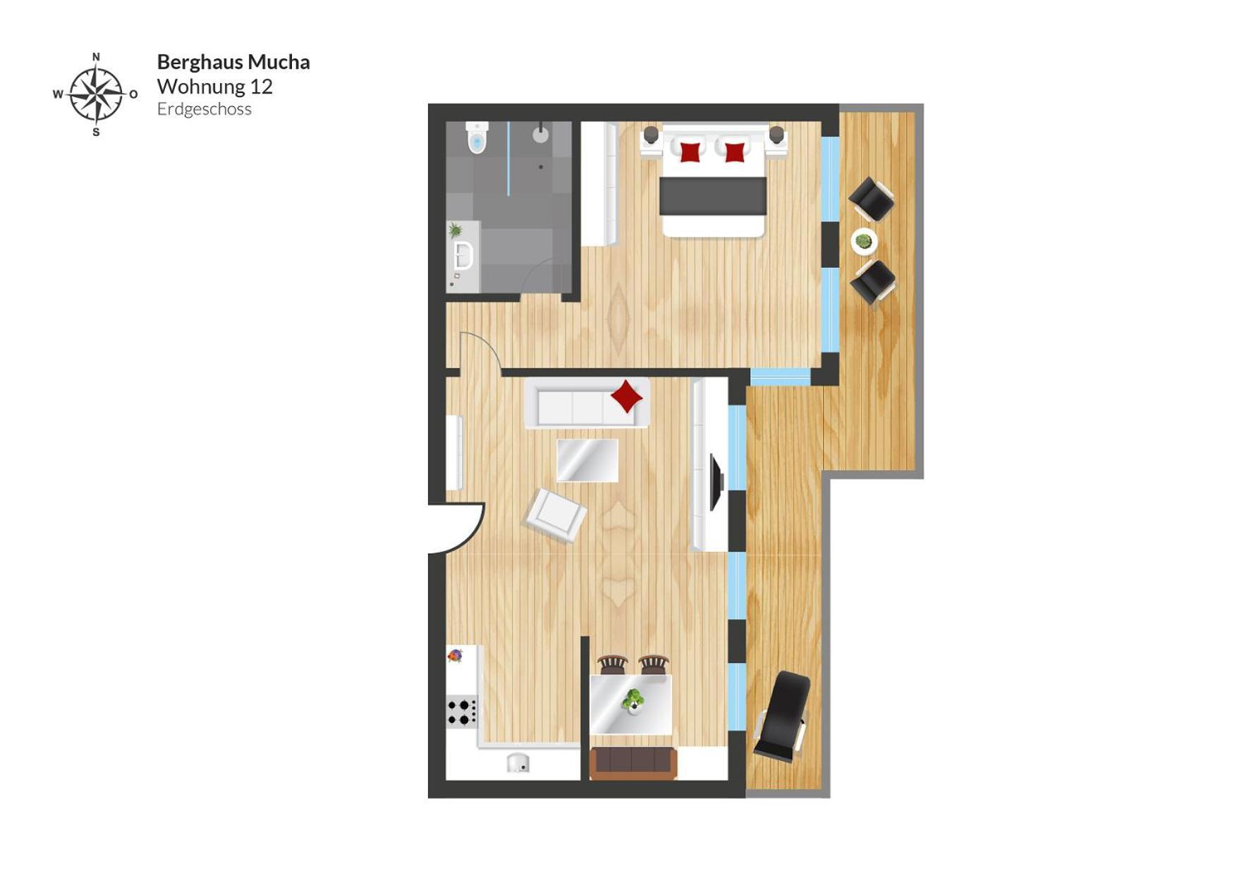 Apartamento Mucha Berghaus Bolsterlang Exterior foto