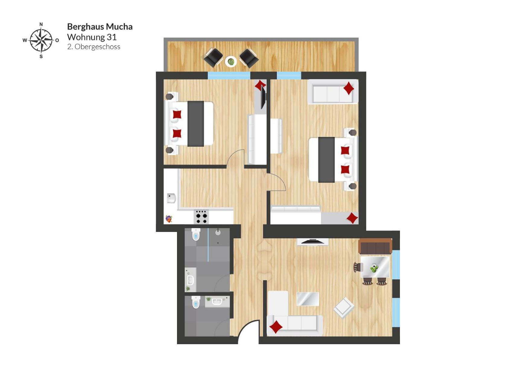 Apartamento Mucha Berghaus Bolsterlang Exterior foto