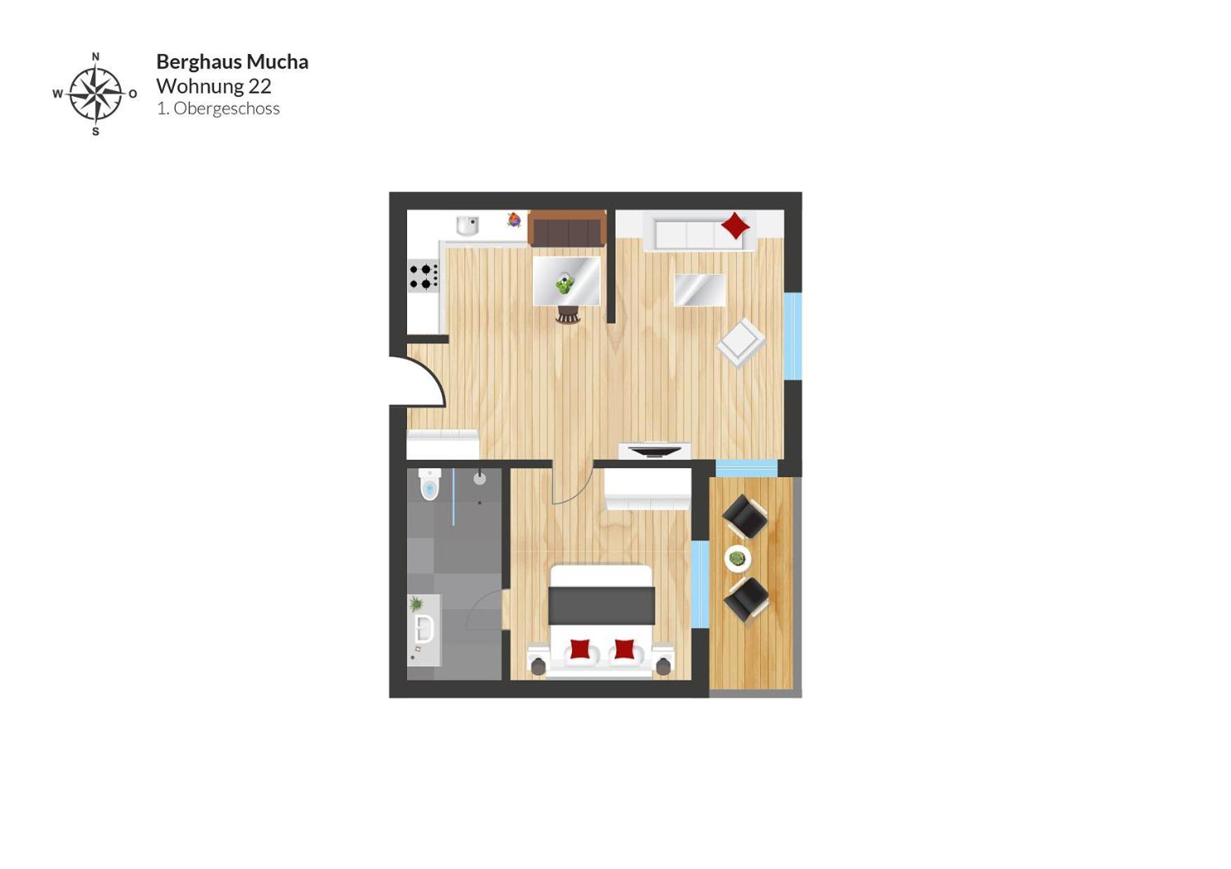 Apartamento Mucha Berghaus Bolsterlang Exterior foto